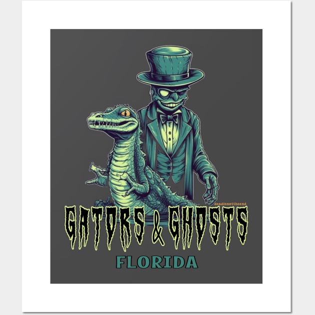 Gators & Ghosts Wall Art by Dead Is Not The End